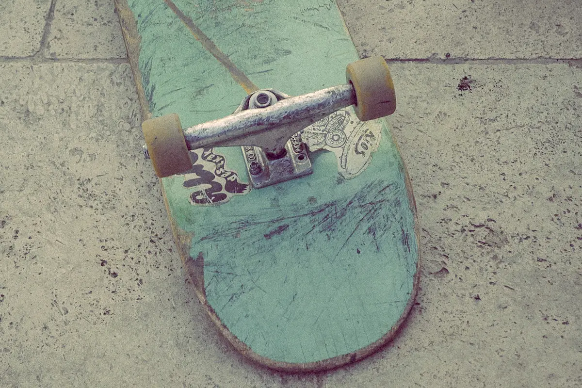 Image of an old skateboard deck. Source: unsplash