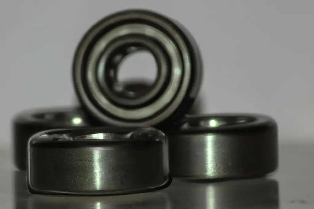 Image of bearings stacked on top of eachother source dalle 2