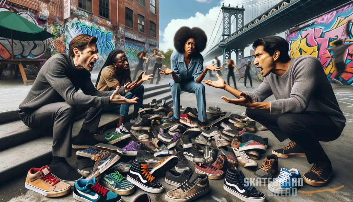 Featured image for a blog post called skate shoes durability which pair withstands the urban grind.
