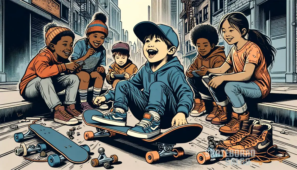 Featured image for a blog post called skateboarding at five whats the ideal setup for kids essential guide.