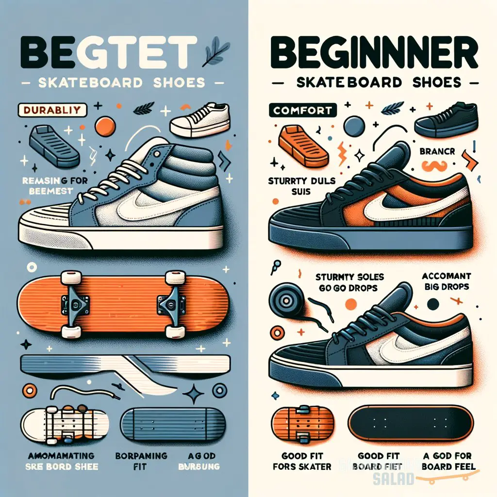 Supplemental image for a blog post called 'skateboard shoes: what are the best for beginners? (your guide to grippy kicks)'.